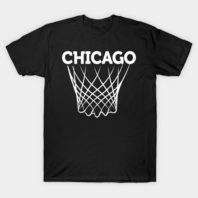 Chicago Basketball B-Ball City Illinois Retro Chicago Dunk T-Shirt by smartrocket